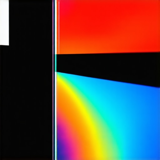 Expert calibrating an OLED TV with a professional device to ensure color accuracy and performance