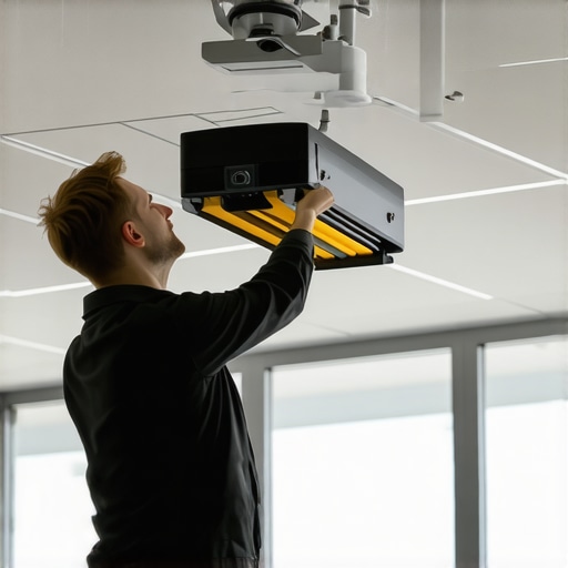 How to fix a tilted projector image without touching the digital keystone