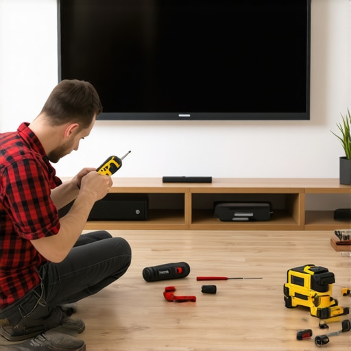 How to fix the slight tilt in your full-motion TV mount