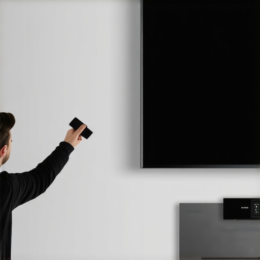 How to hide a streaming stick behind a wall-mounted TV