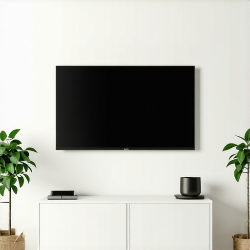 How to hide wires behind a slim-profile wall mount