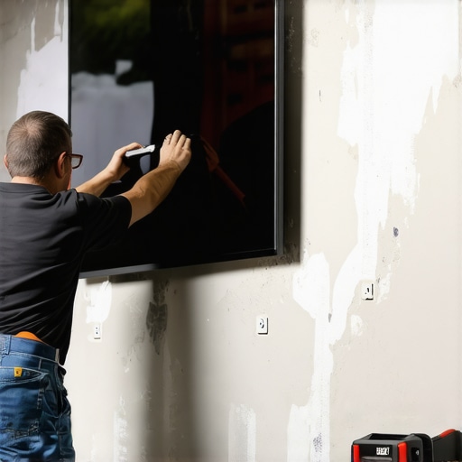 The best way to mount a 75-inch TV to a plasterboard wall