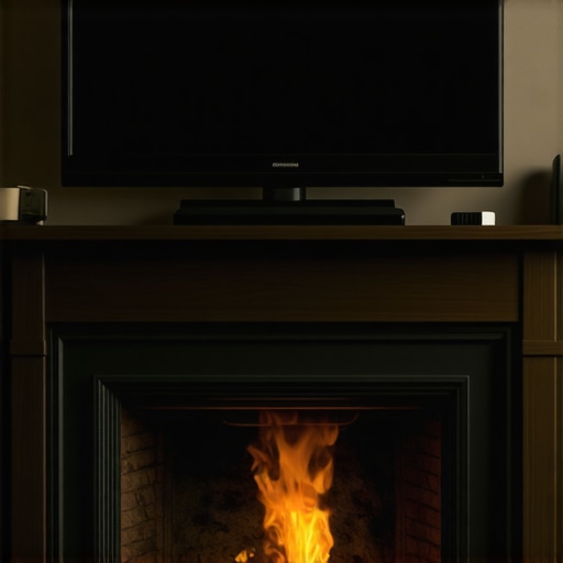 The danger of mounting your TV above a working fireplace