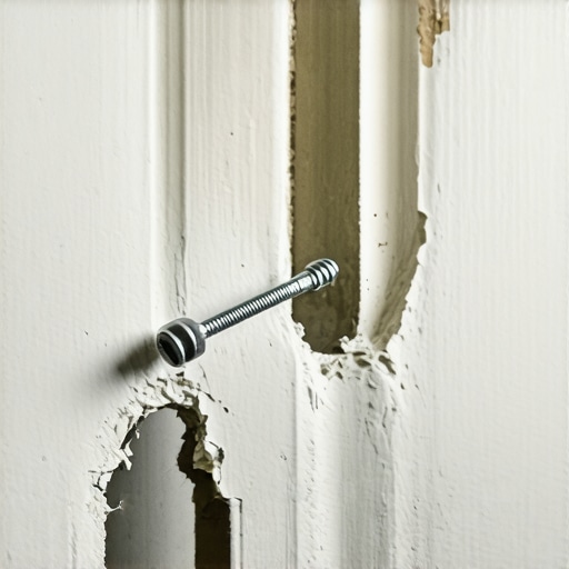 The danger of using standard screws on a lath and plaster wall