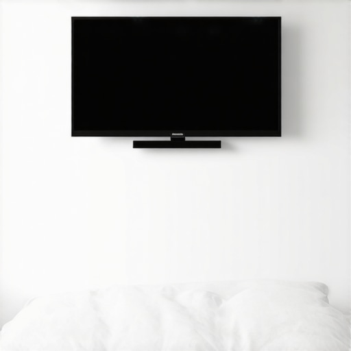The right height for a TV mount in a bedroom