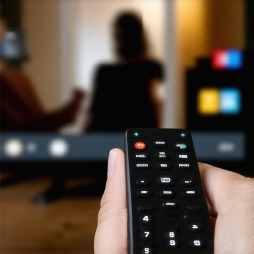 Adjusting TV Picture Mode Settings A TV remote selecting the Cinema picture mode on a 4K display menu.