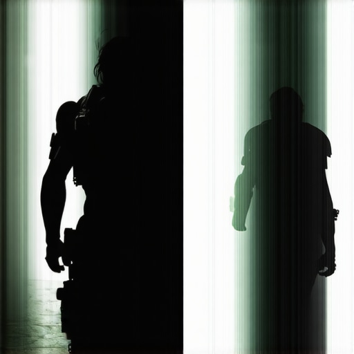 Side-by-side comparison showing the difference between crushed shadows and correctly calibrated display detail in a dark gaming environment.