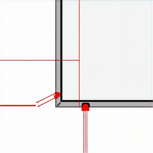 Display Panel Torque and Tension Stress Diagram showing how a warped TV frame causes screen repair failure due to mechanical stress