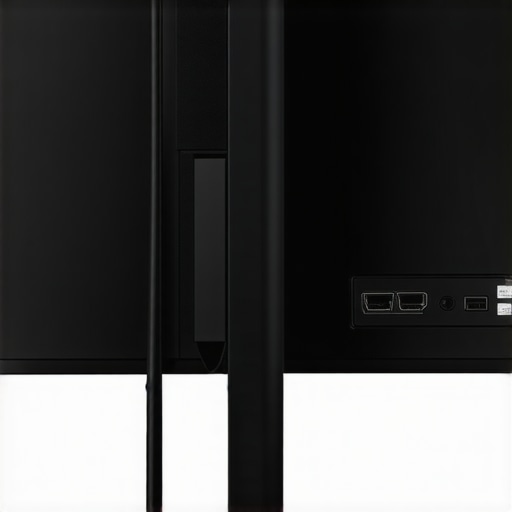 Close-up of eARC and HDMI ports on the back of a television