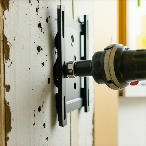 How to fix a TV mount that is pulling away from the drywall
