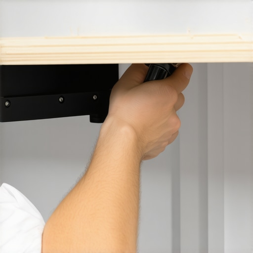How to fix a sagging shelf on a projector stand