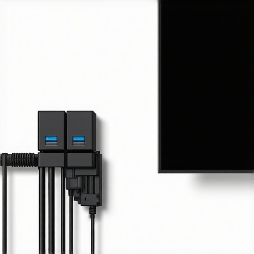 How to hide bulky power bricks behind your slim TV mount