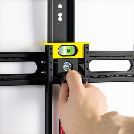 How to level a TV mount that was installed slightly crooked