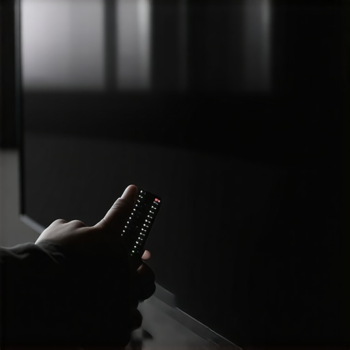Close-up of OLED screen banding issues and menu navigation.