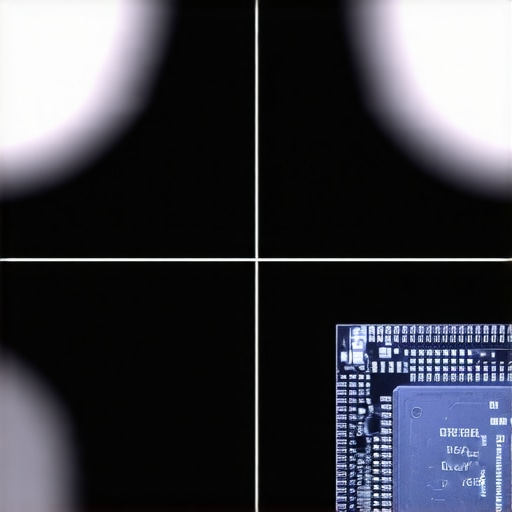 Illustration comparing hardware zone count versus software algorithm efficiency in Mini LED displays.