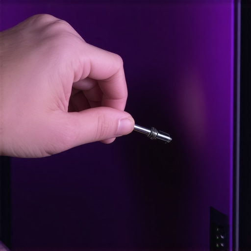 Loosening TV chassis screws to fix light bleed A hand using a screwdriver on the back of a TV frame