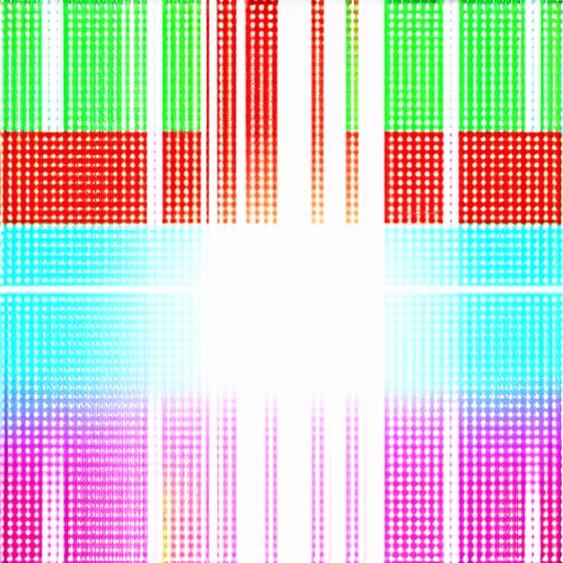 Macro photograph of an OLED panel showing individual sub-pixels and how they contribute to color shift.