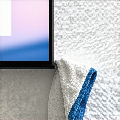A person cleaning an 8K display with a microfiber cloth to prevent scratches.