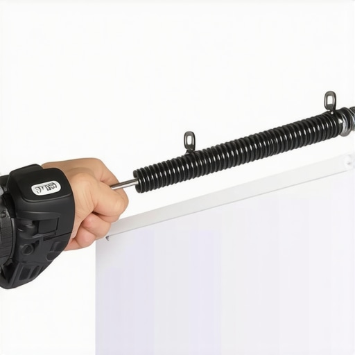Adjusting the internal recoil spring of a projector screen