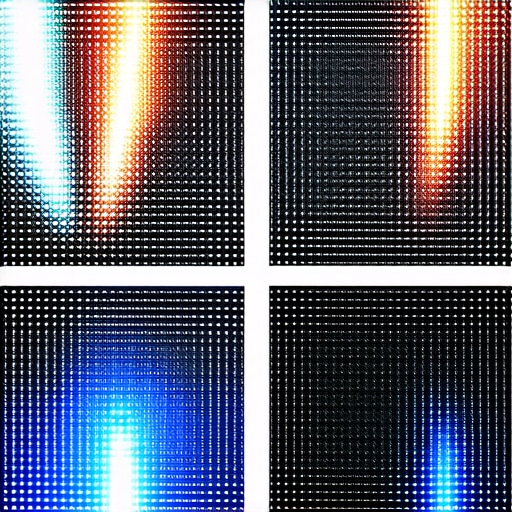 Mini LED Blooming vs Controlled Contrast Comparison of backlight blooming on a Mini LED television showing the effects of over-extended brightness.