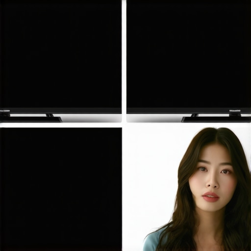 Side-by-side comparison of cool vs warm color temperature on a Mini LED TV