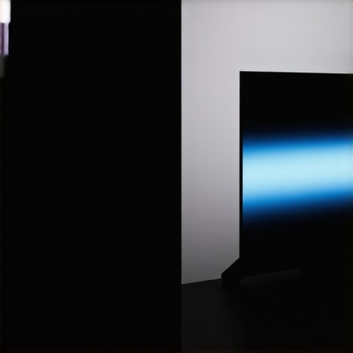 Mini LED Contrast Calibration Comparison A comparison of Mini LED black levels showing the difference between calibrated deep blacks and the common blue tint error.
