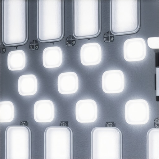 Mini LED Local Dimming Zones Explained A macro view of Mini LED dimming zones showing how different light levels create the grid pattern.