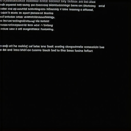 Mini LED Subtitle Blooming Illustration White subtitles causing light bleed into black bars on a Mini LED television screen