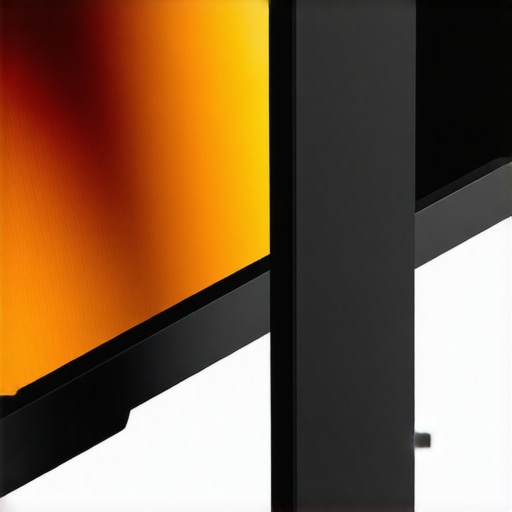 Close up view of thin OLED screen layers showing the glass and film encapsulation.