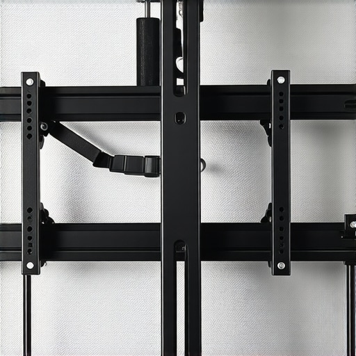 Organizing cables on a full-motion wall mount TV wall mount cable management with slack loops