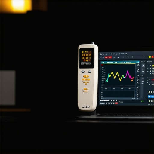 Colorimeter attached to an OLED TV for professional color and gamma calibration
