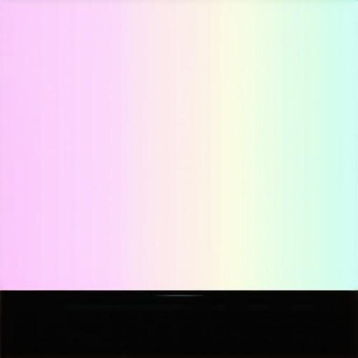 Professional Display Calibration Setup A high-end television screen displaying color calibration patterns in a dark room