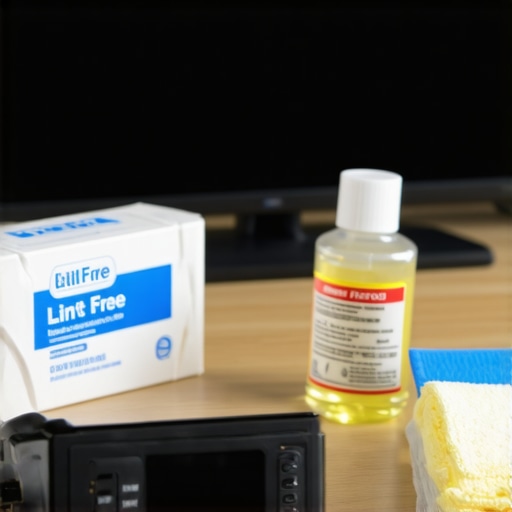 Professional Display Maintenance Kit Essentials A collection of tools for maintaining Mini LED and OLED displays including specialized wipes and cleaners.