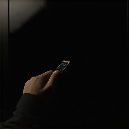 Technician calibrating a high-end OLED TV screen for color accuracy.