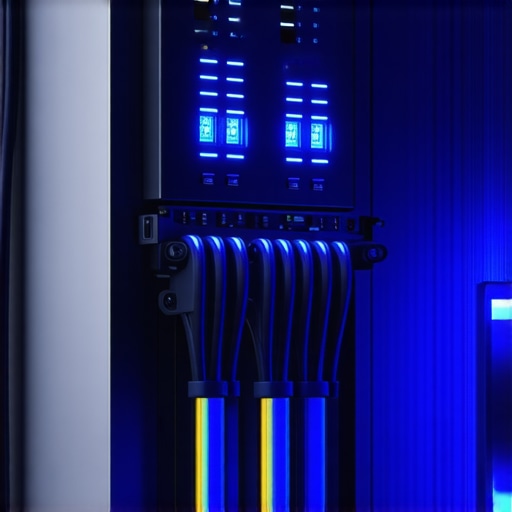 A high-end power conditioner installed in a home theater rack to prevent projector freezes.
