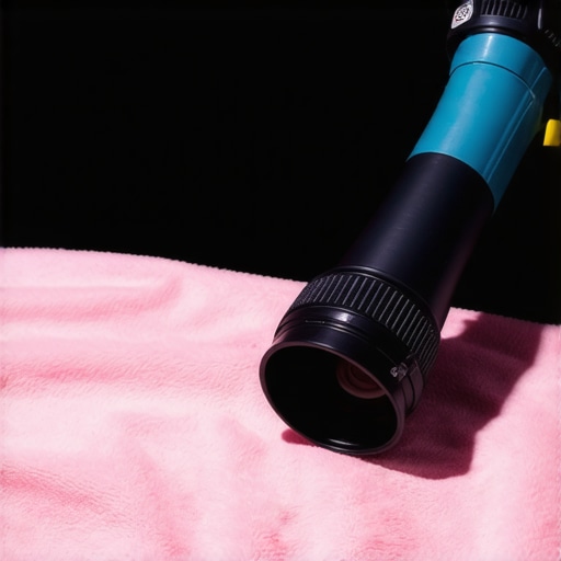 Professional Projector Lens Maintenance Cleaning a projector lens with a rocket air blower and microfiber cloth