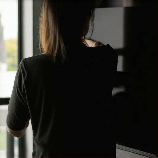 Professional Screen Cleaning Technique A person cleaning an OLED TV screen with a microfiber cloth