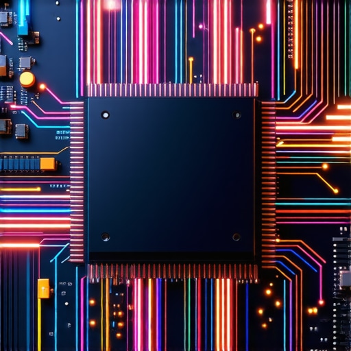 Internal visualization of a smart TV processor loading data during startup.
