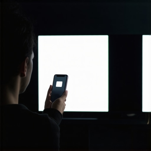 Smartphone TV Calibration Step Calibrating a TV screen using a smartphone sensor in a dark room