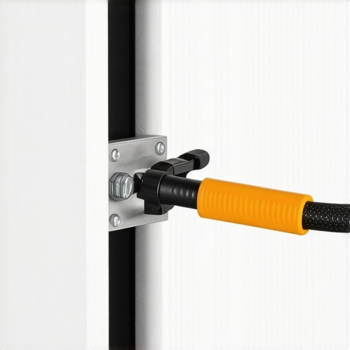 Snap Toggle Anchor for Metal Studs Detailed view of a snap toggle anchor used for mounting heavy TVs on metal studs