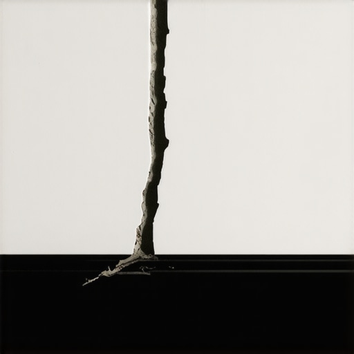 Close-up of drywall cracking under the stress of a heavy-duty TV wall mount.