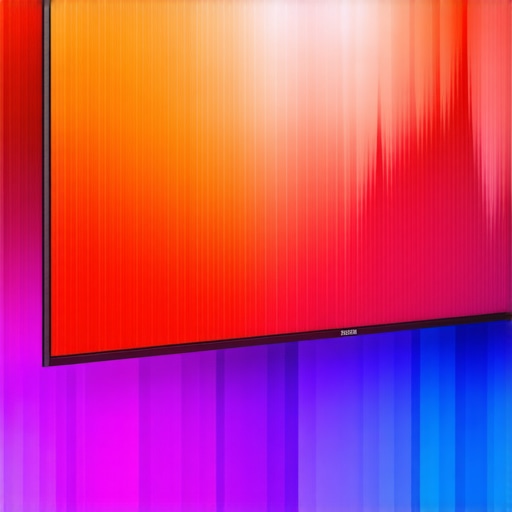 A sagging TV wall mount behind an OLED screen illustrating common installation mistakes.