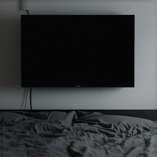 The best height for a 75-inch TV on a bedroom wall