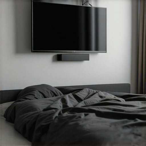 The best height for a TV mount in a bedroom setup