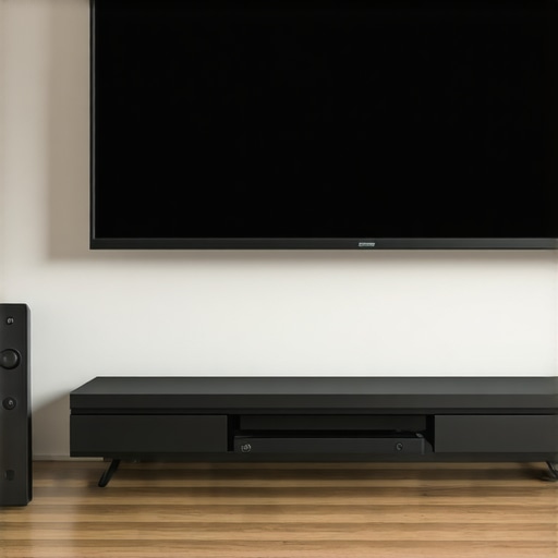 The best way to hide a gaming console behind a wall-mounted TV