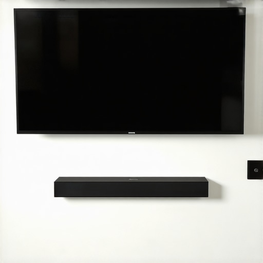 The best way to mount a soundbar beneath a floating TV