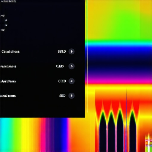 A television service menu showing TPC and GSR settings next to a thermal diagram