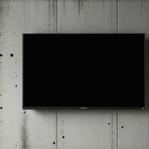 The secret to mounting a TV on a concrete basement wall
