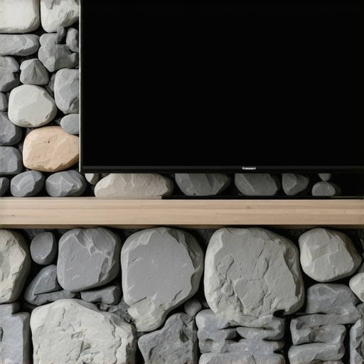 The trick to mounting a TV on a stone fireplace without mortar