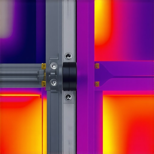 Thermal scan showing heat distribution in a projector at peak brightness.